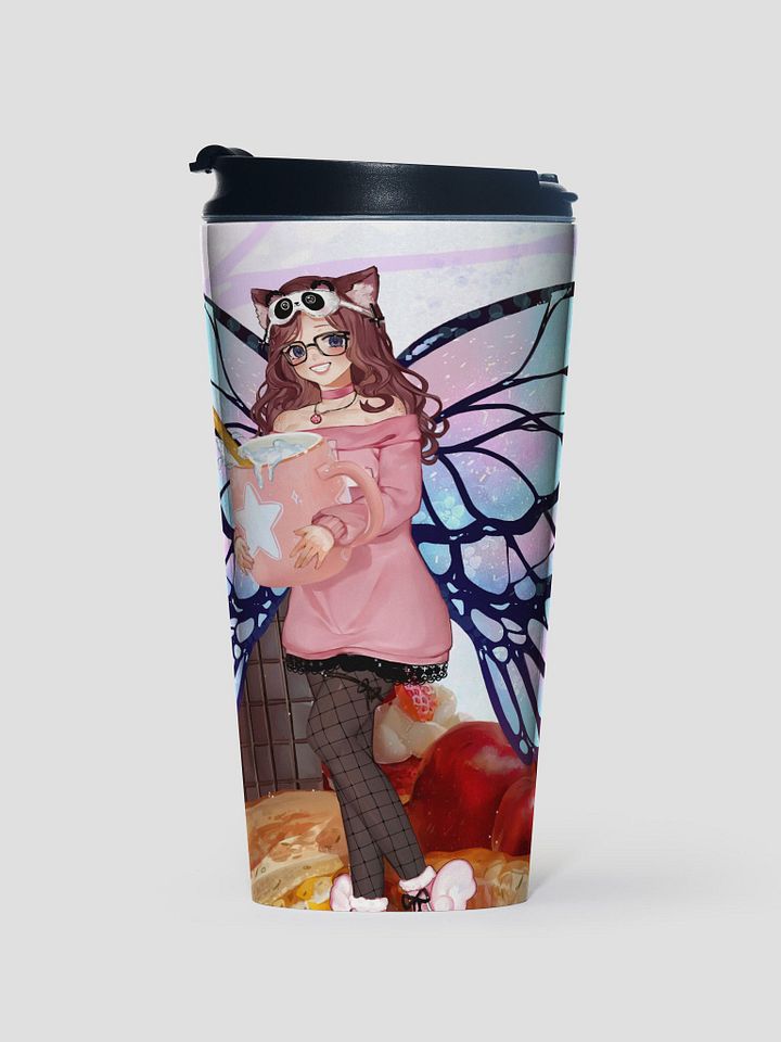 Drink Water, Eat Food Travel Mug product image (1)