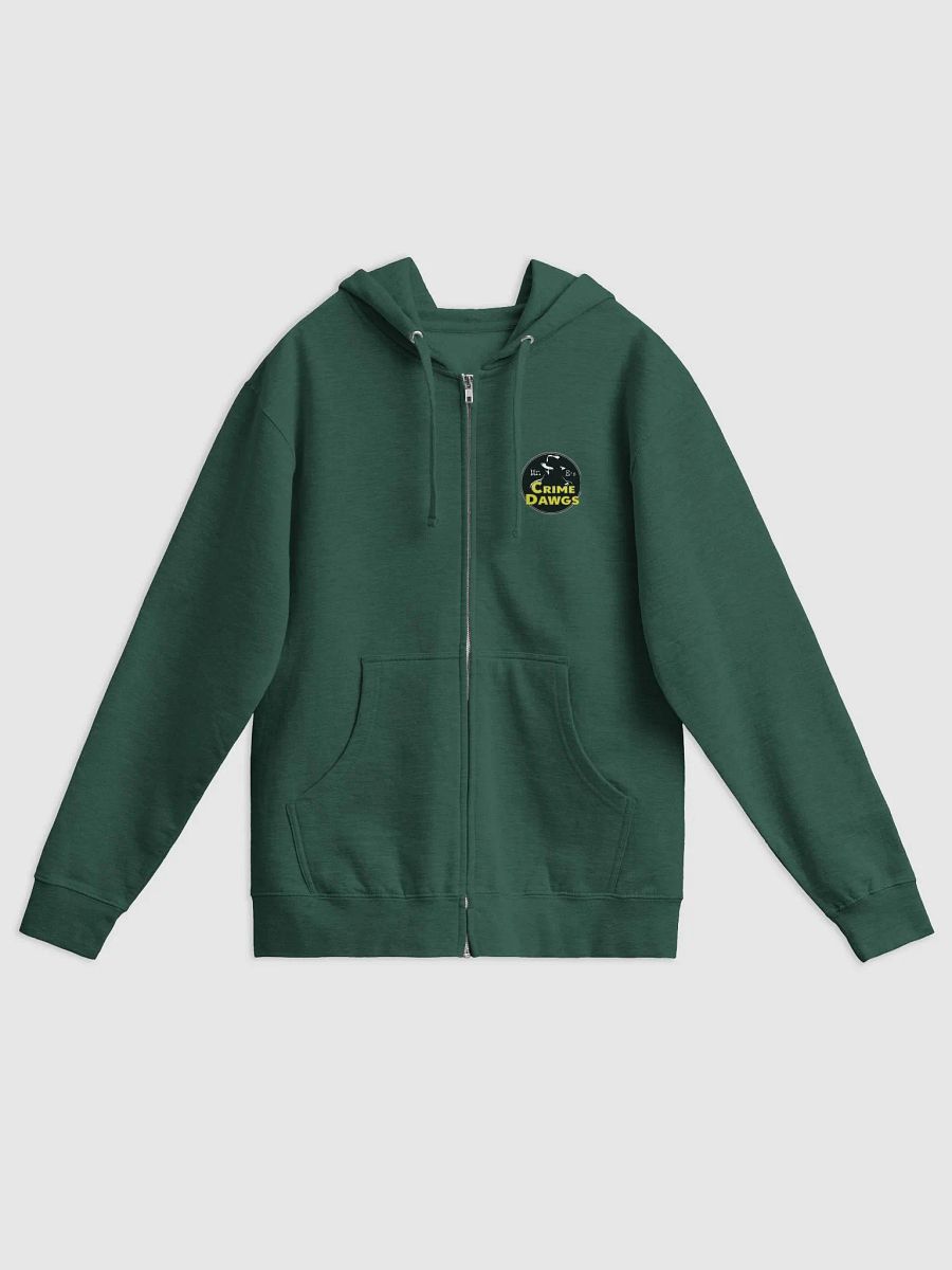 Mr. E's Crime Dawgs Fleece Printed Zip-Up Hoodie product image (1)