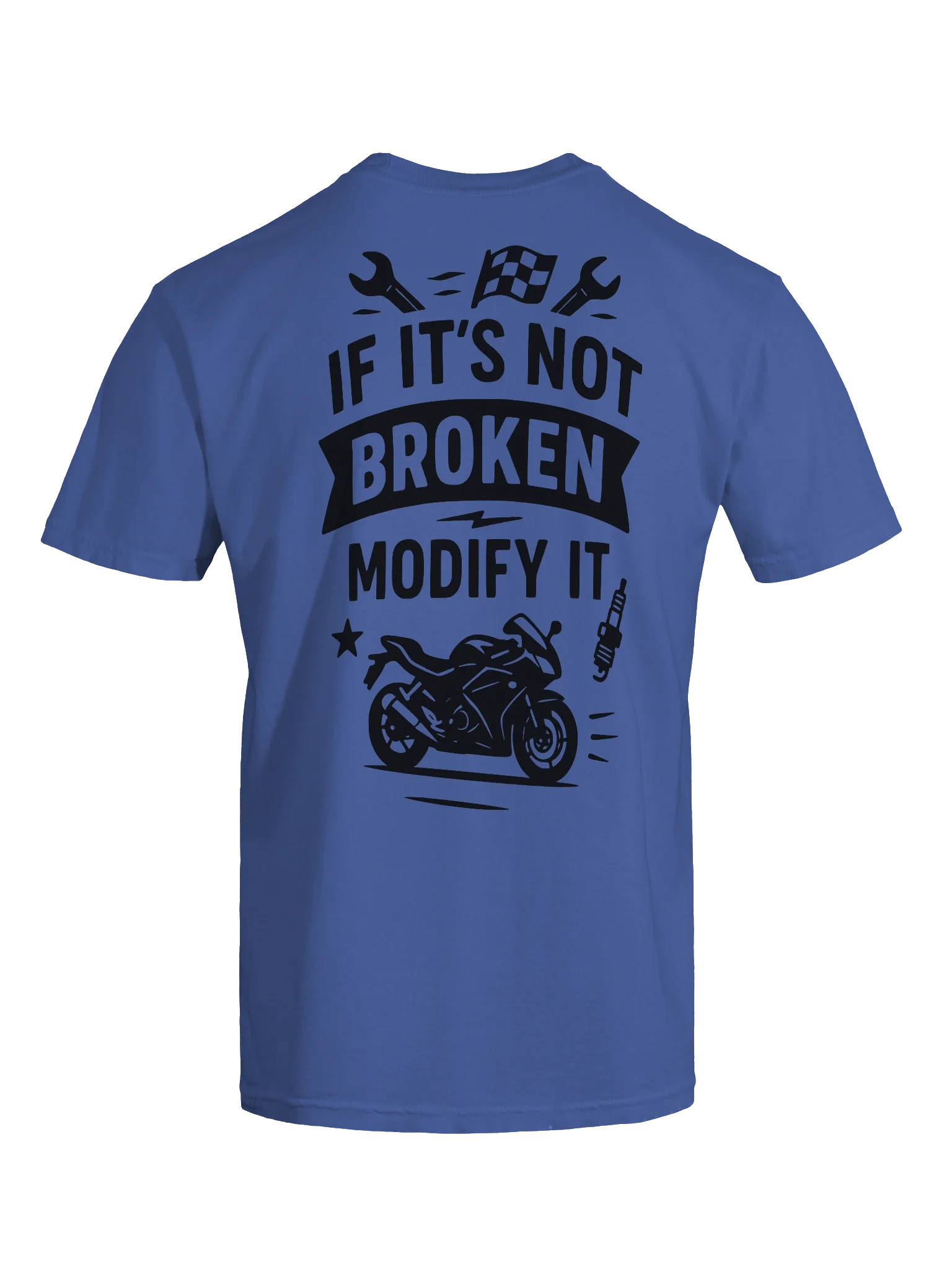If Its Not Broken, Blue T-Shirt product image (9)