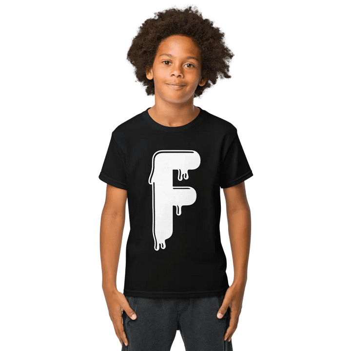 Melting Alphabet | Letter F | Youth Sports Tee product image (1)