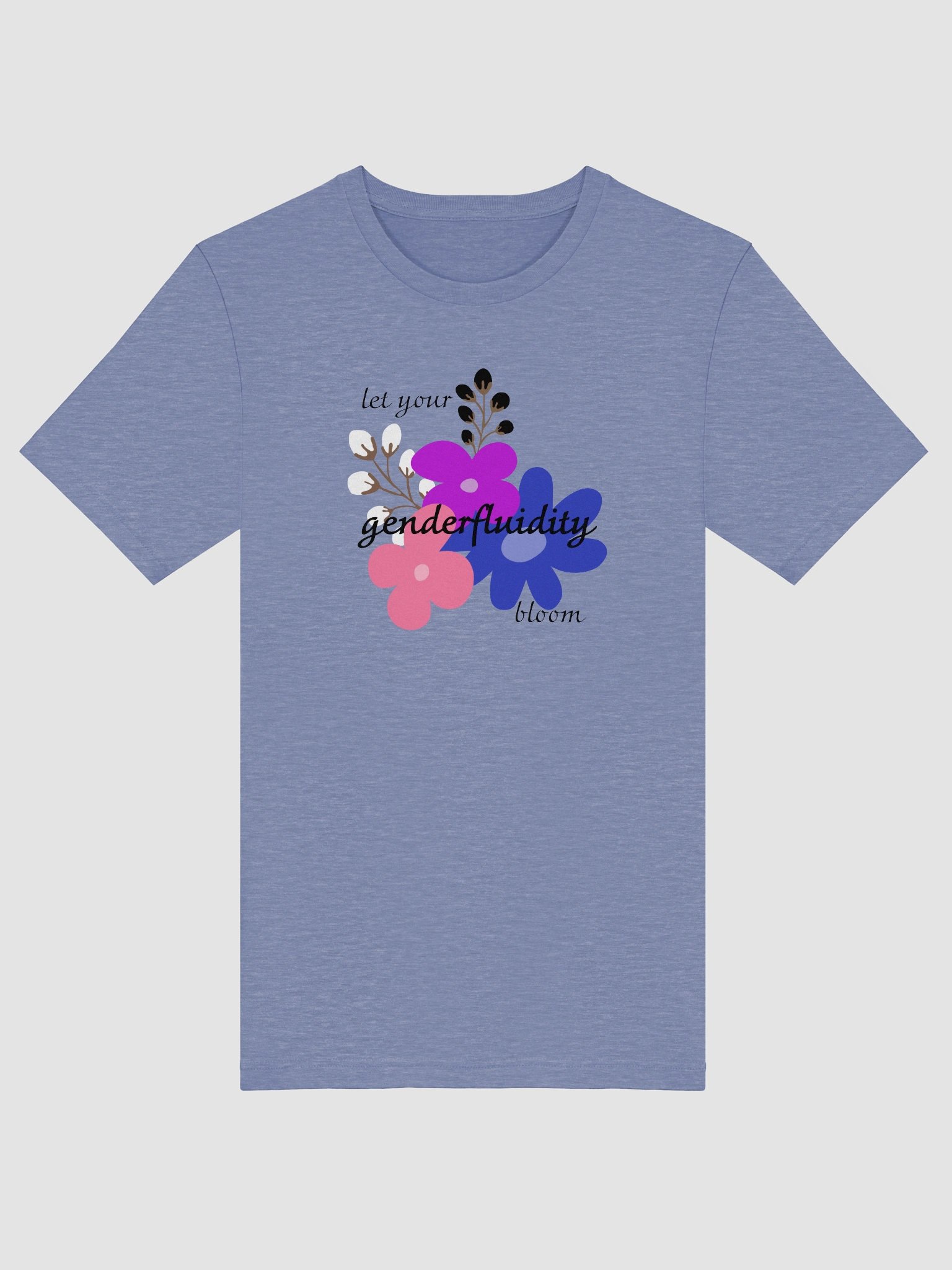 let your genderfluidity bloom t-shirt product image (5)