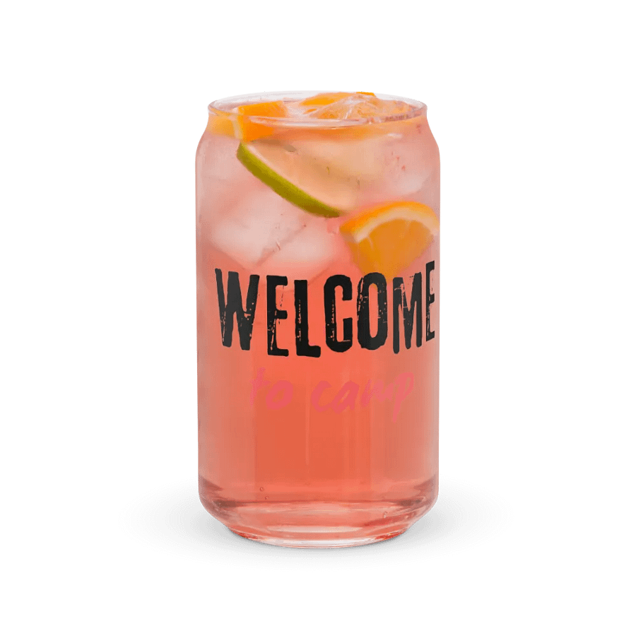 Welcome to Camp- Can-Shaped Glass product image (5)