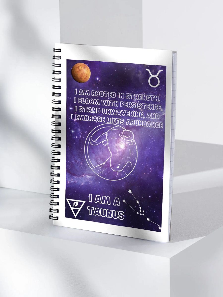 I Am a Taurus Notebook product image (3)