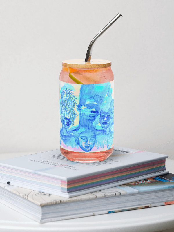 A BEAUTIFUL PEOPLE GLASS CUP product image (2)