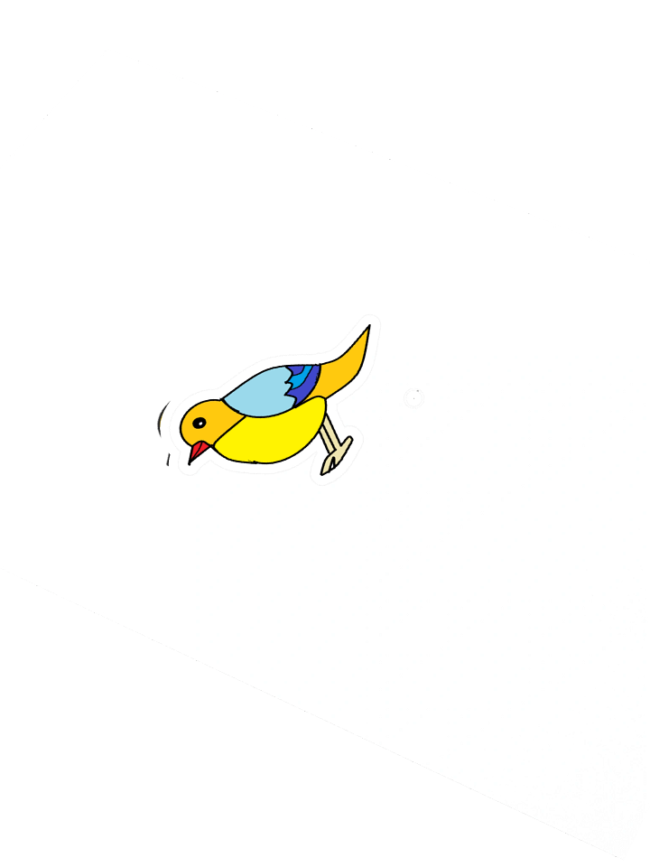 Whimsical Bird Sticker Sheet product image (2)