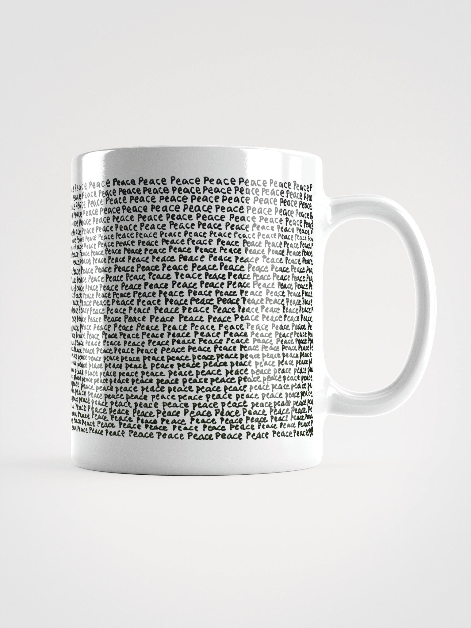 Peace 1 White Glossy Mug product image (1)