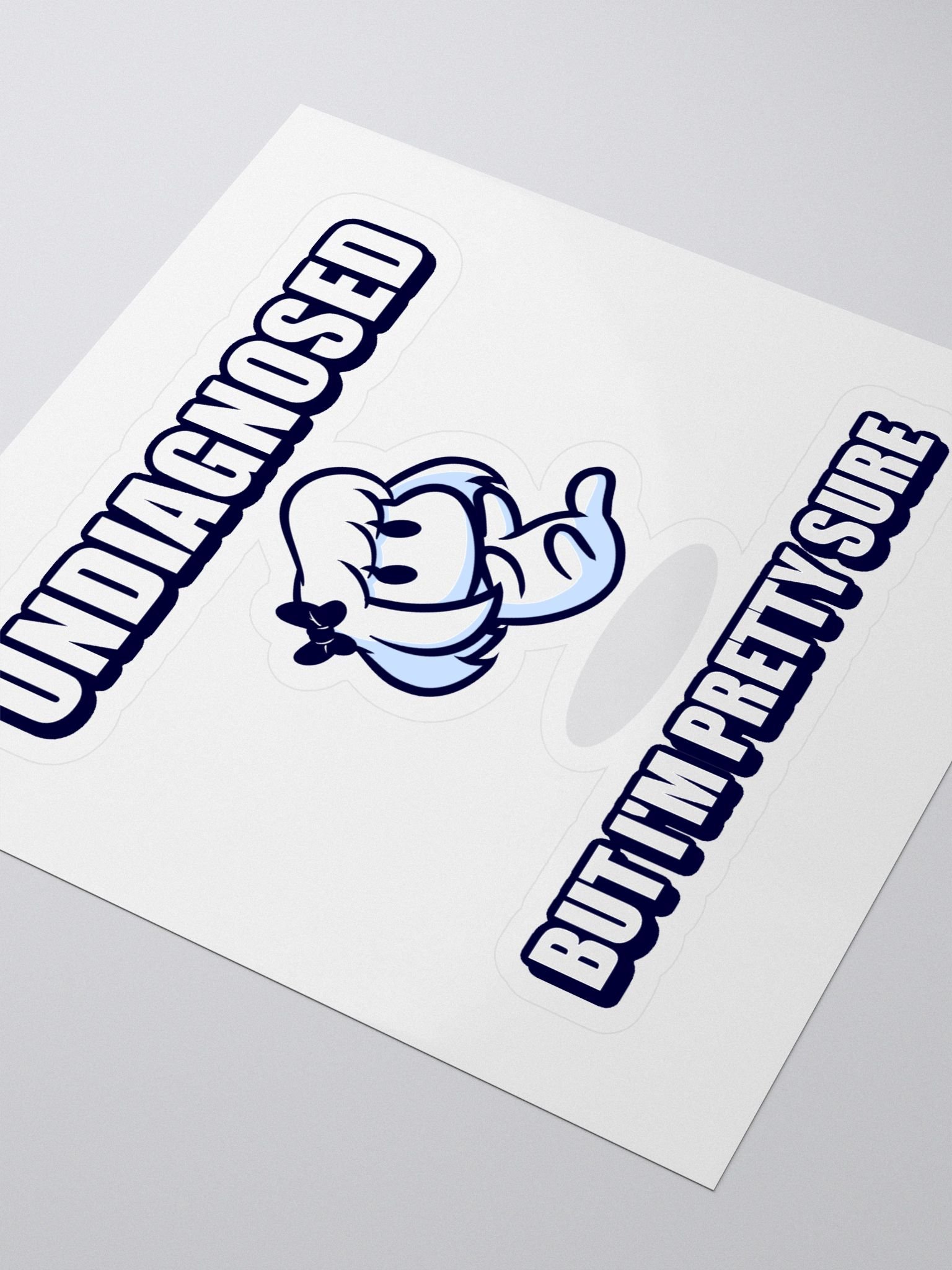 Mini Mona "Undiagnosed" Sticker product image (3)