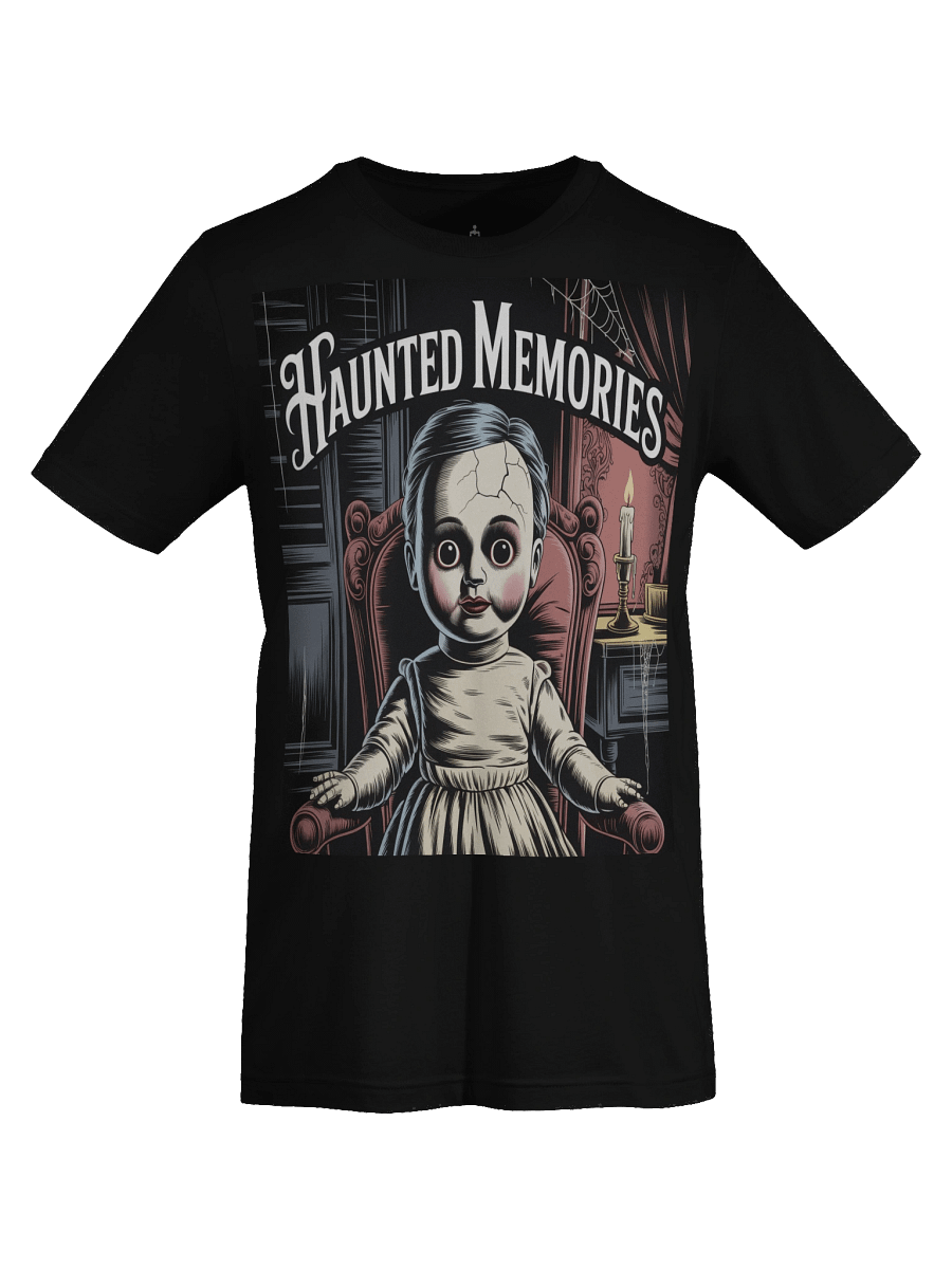 Haunted Memories Unisex Supersoft T-Shirt by Midnight Veil Designs - Gothic Black, Red & More product image (7)