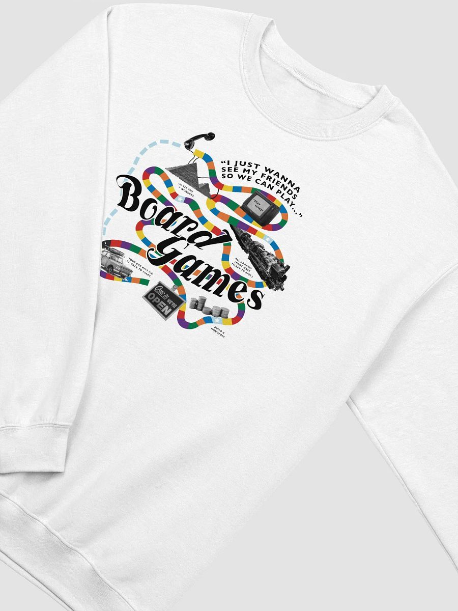 Board Games Sweatshirt (Light Mode) product image (2)