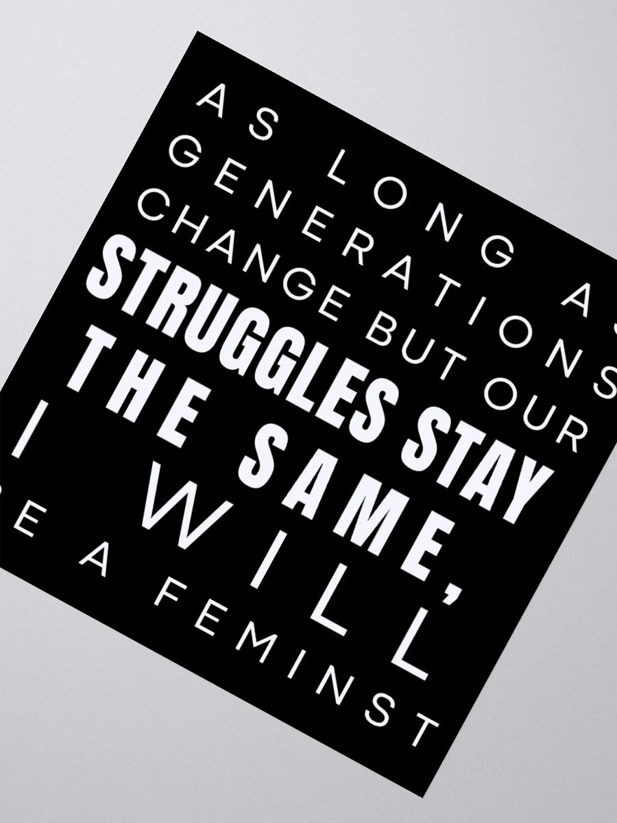 Generational Feminist Sticker. product image (4)