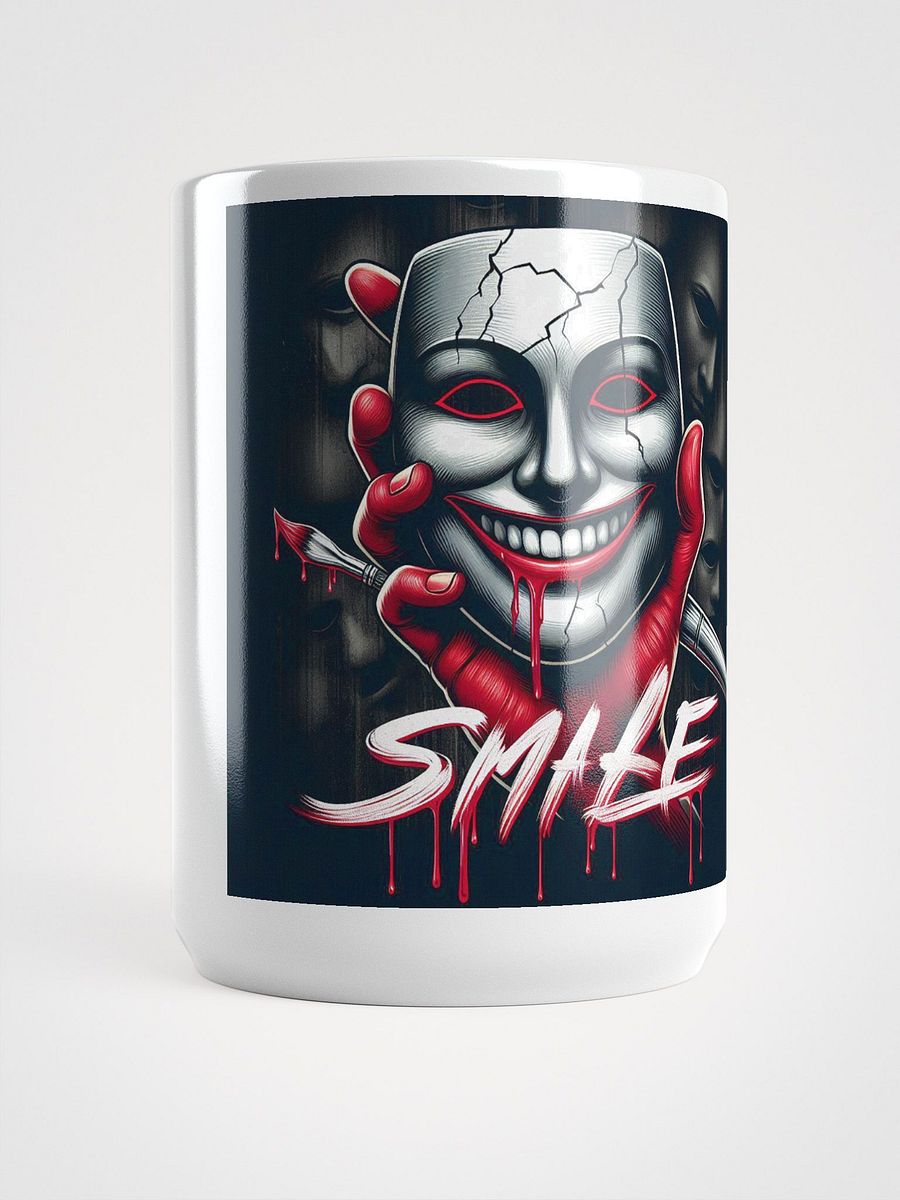 Feathered AD Logo White Glossy Mug product image (5)