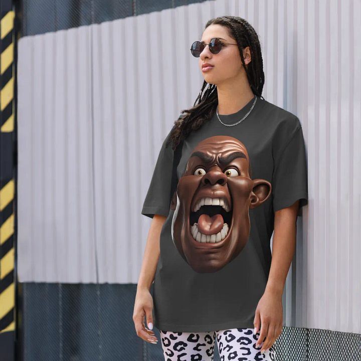 Big head unisex t-shirt product image (1)