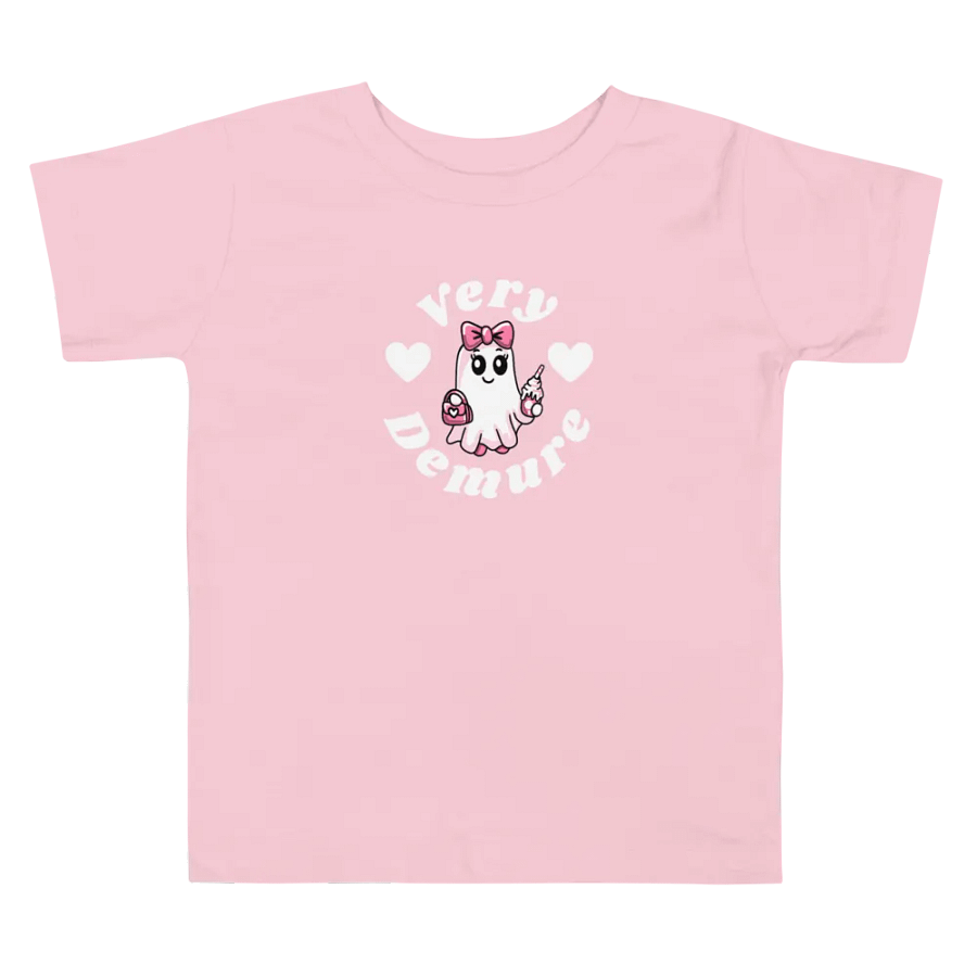 Very Demure Cute Ghost Design Toddler T-Shirt product image (1)