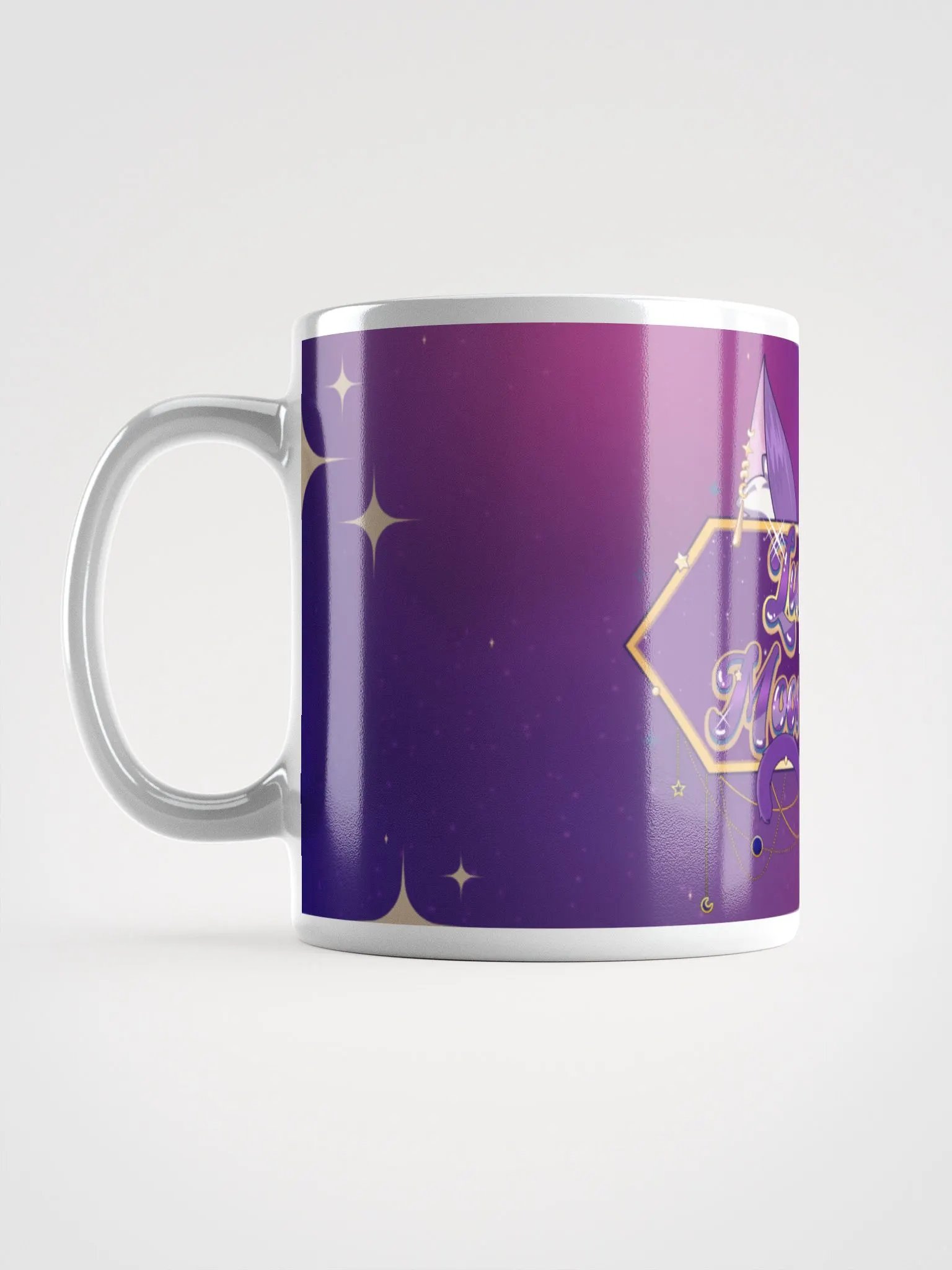 Lunarya Moonbright Logo - White Glossy Mug product image (6)