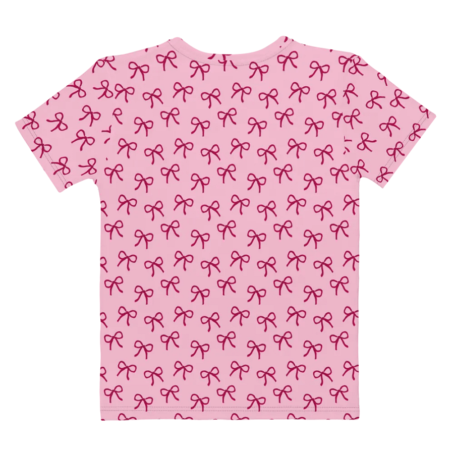 Dainty Burgundy Bows Women's T-Shirt product image (8)