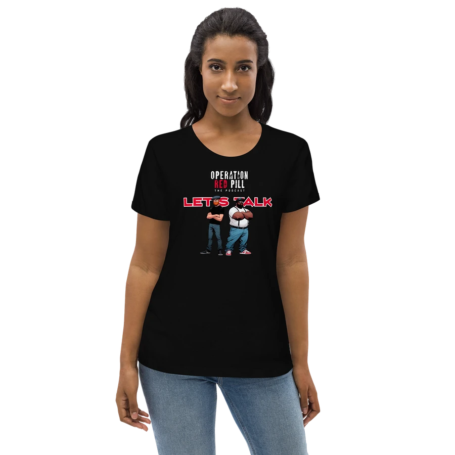 “Let’s Talk” Women’s Fitted T-shirt - The Drew Missen Collection product image (11)