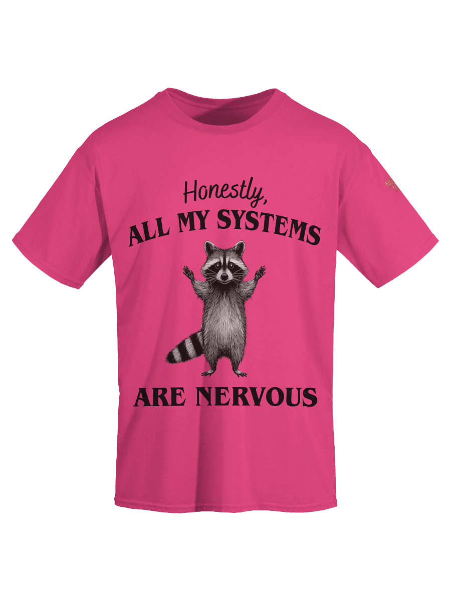 Wide-Eyed Worrier Raccoon Shirt product image (19)