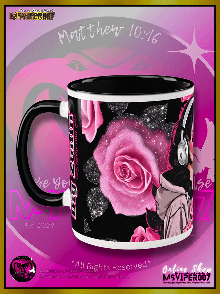 Mug [BZ] - MsViper007's "Big Zonin' By Anna H. (A1)" Hot Beverage Mug with color inside by Anna H. product image (1)