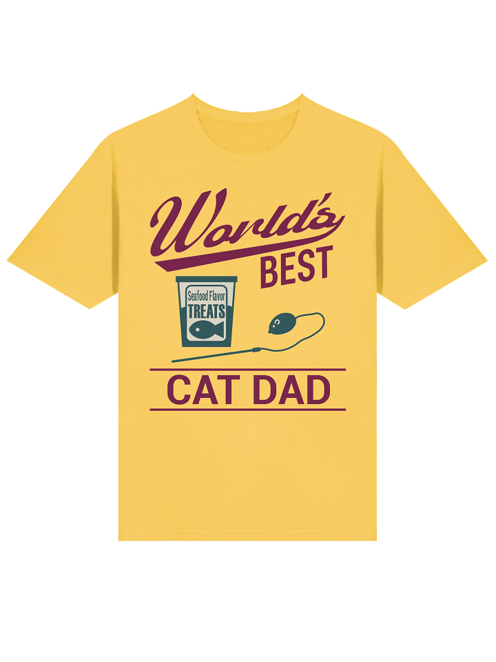 World's Best Cat Dad - Unisex Adult Super Soft Lightweight T-shirt product image (1)