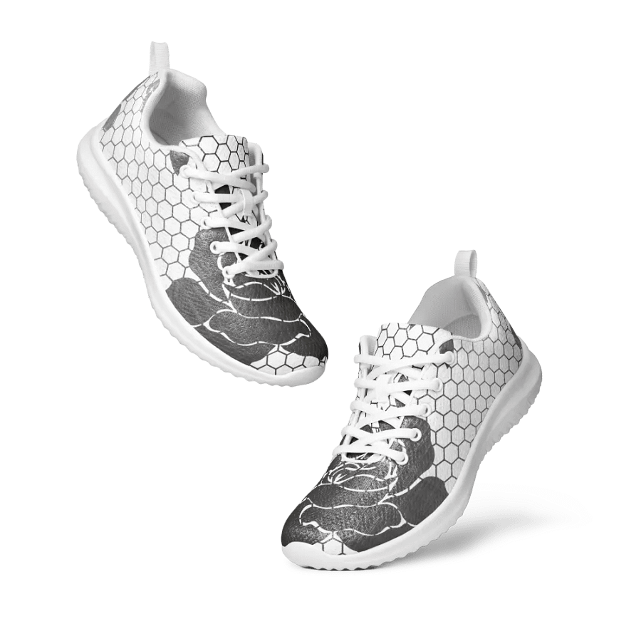 Floral Distortion Women's Athletic Shoes product image (11)