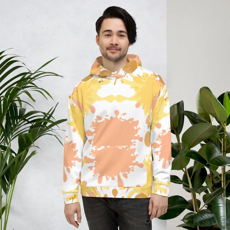 Orange Splotch Hoodie product image (5)