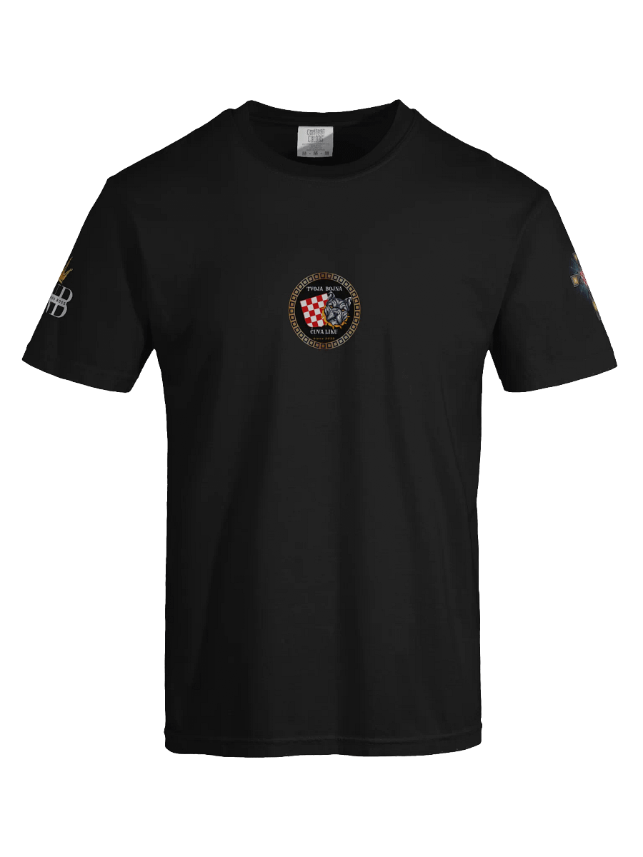 Cro Bulldog Emblem Tvoja Bojna čuva liku T-Shirt product image (5)