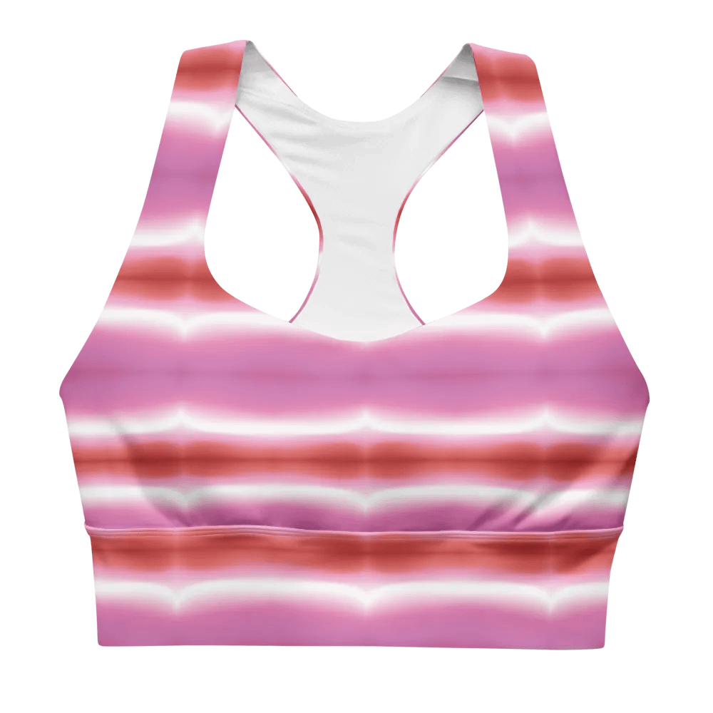 Sunset Stripe Sport Bra product image (3)