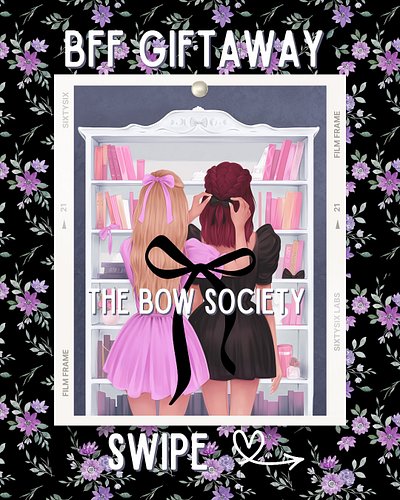 Welcome to The Bow Society where the sweet & spicy reside 😌

🎀We’ve noticed so many of you guys making edits for our books or...