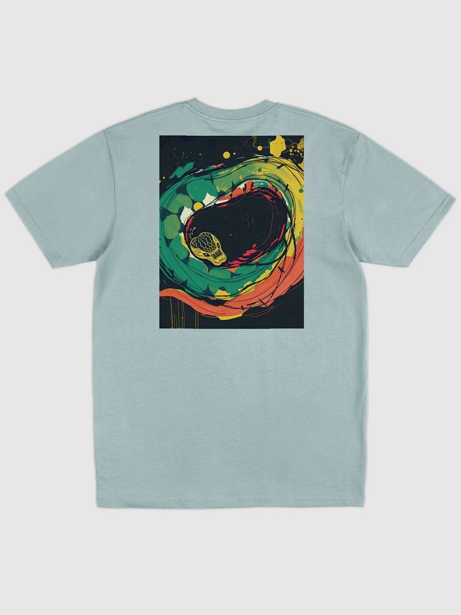 image on both sides, beautiful python Premium Heavyweight Tee product image (2)