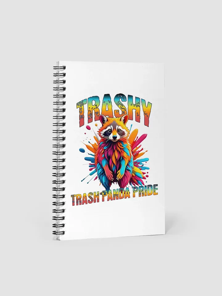 Trashy Trash Panda Pride Spiral Notebook product image (1)