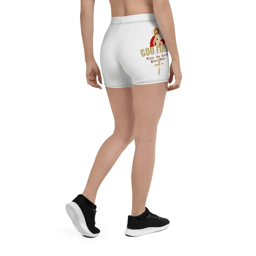 Divine Evangelist All-Over Print Shorts product image (10)
