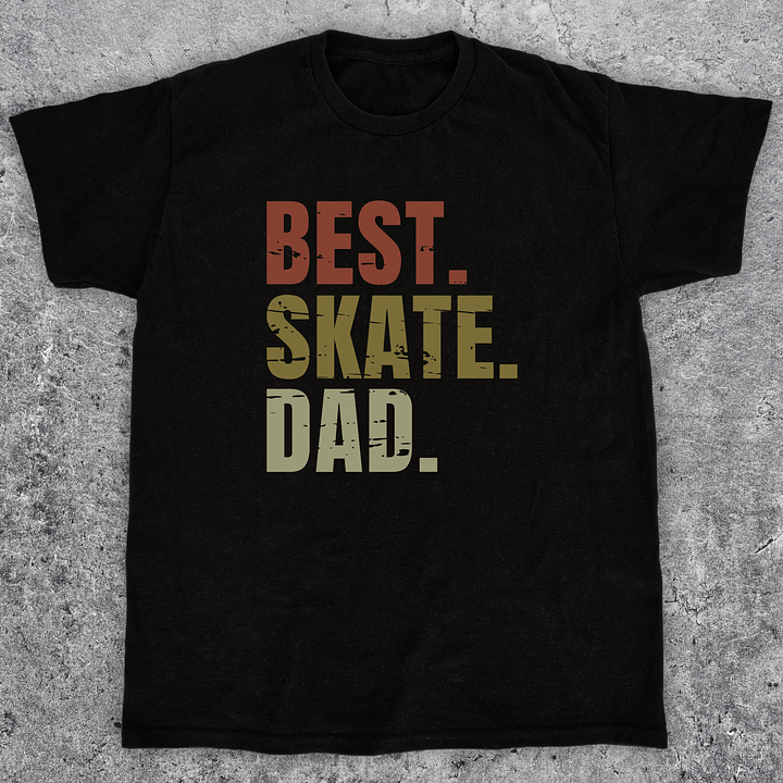 Best skate dad, Skateboarding t-shirt for dad, Fathers day product image (1)