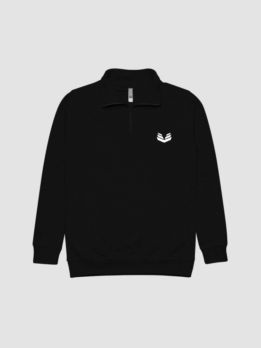 1/4 Zip Fleece Pullover - Black product image (4)