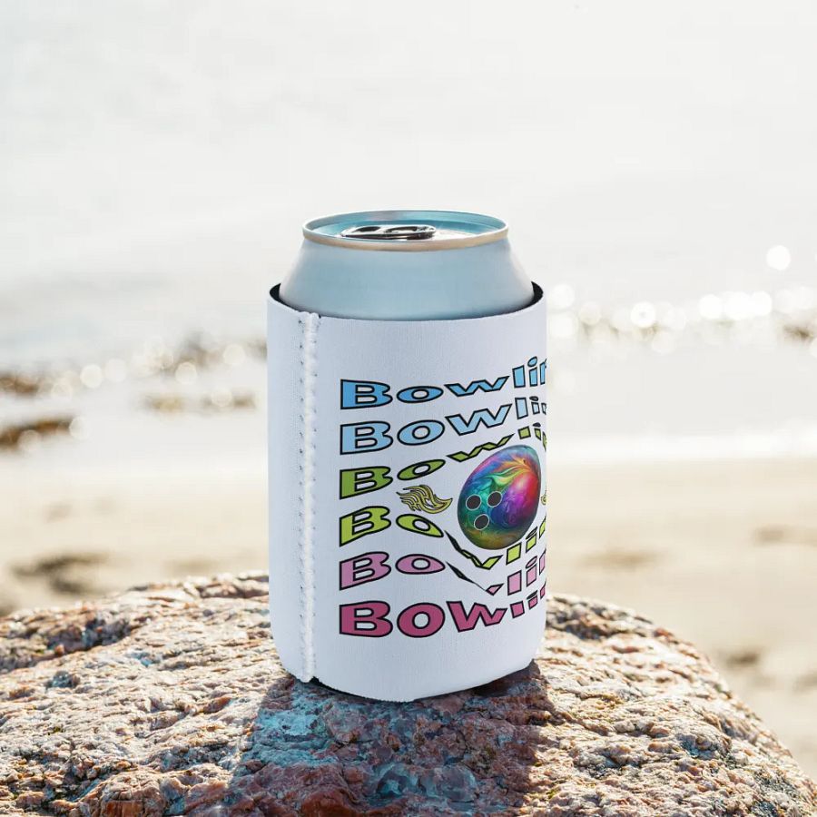 Bowling Swirl Wave Can Cooler product image (9)