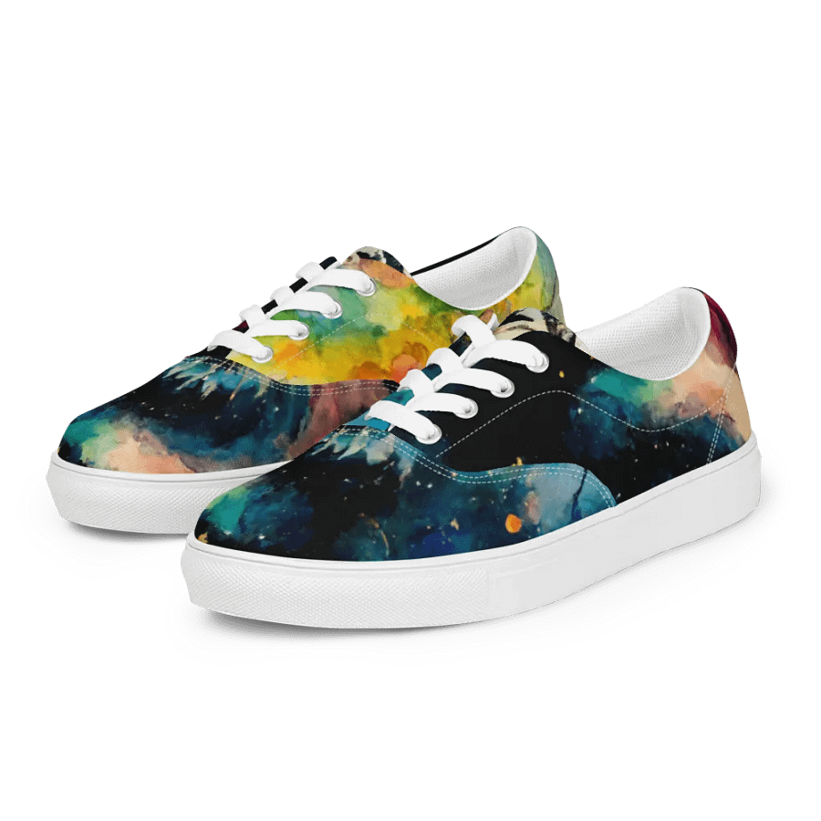 Celestial Night Men's canvas Lace-Up Shoes product image (5)