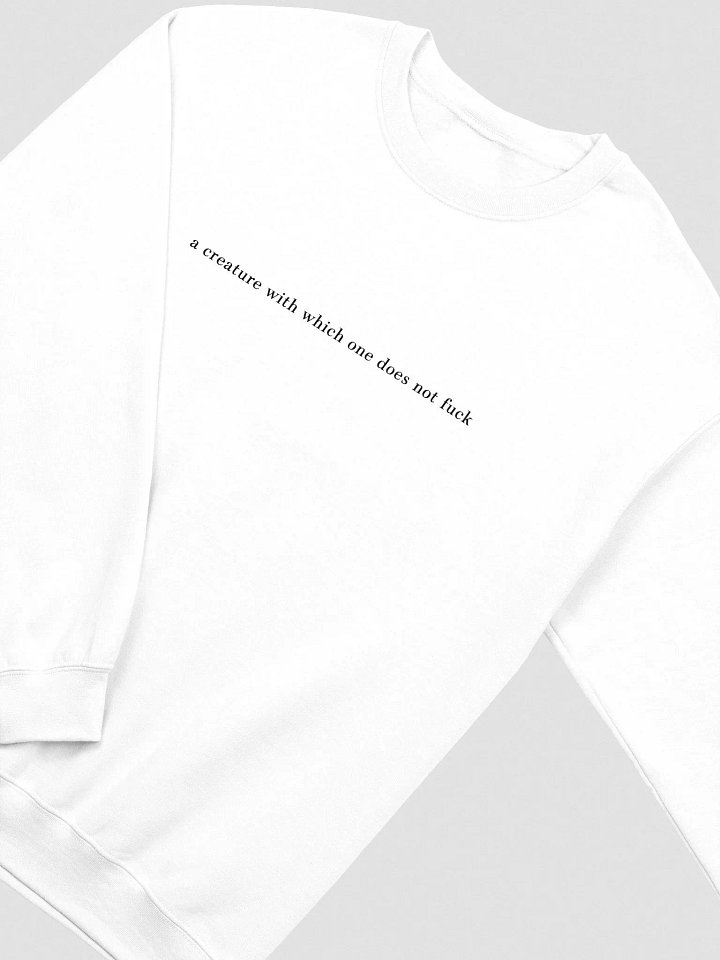 Creature With Which One Classic Crewneck Sweatshirt Embroidered product image (21)