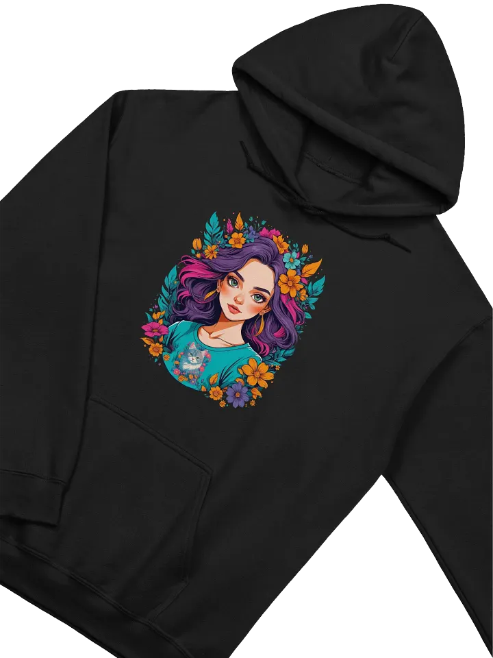 Bloomcore Flower Girl v2 - Gildan Classic Hoodie - Gildan 18500 product image (2)