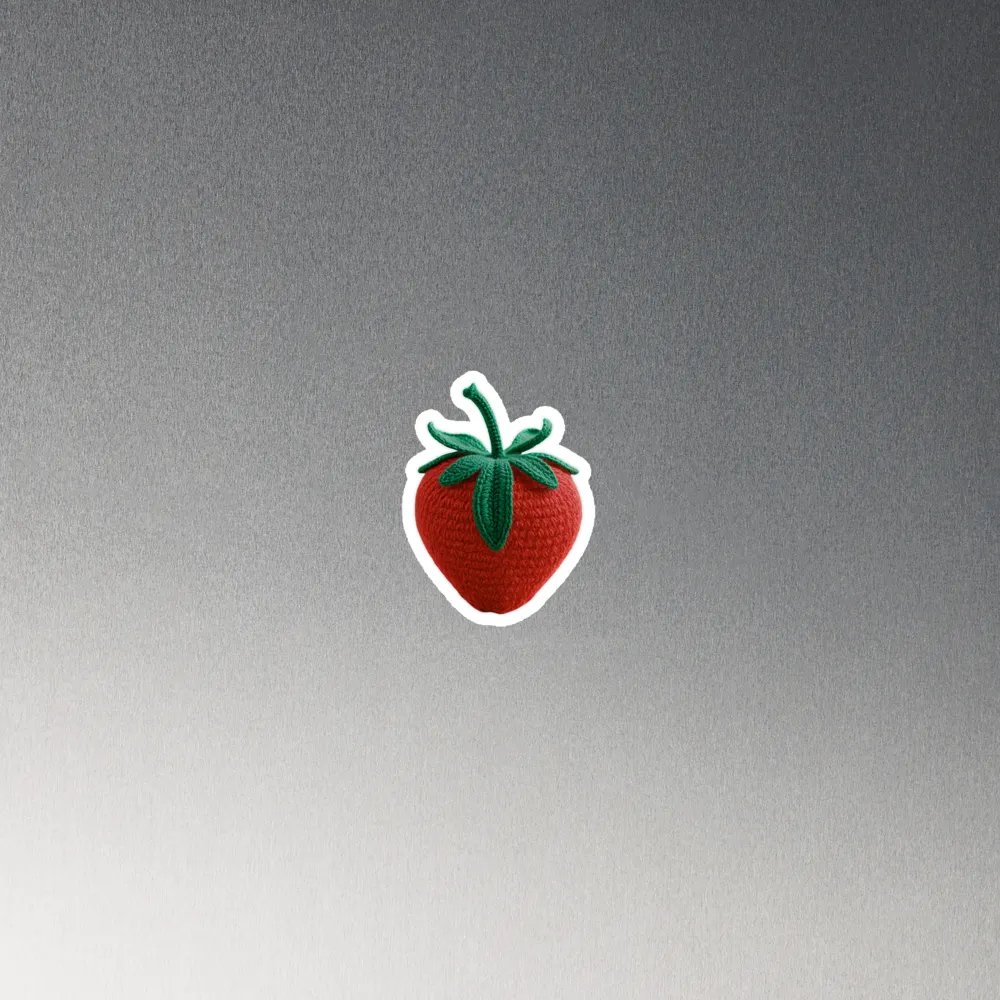 CozyAvocado Die-Cut Magnet Strawberry #1 product image (2)