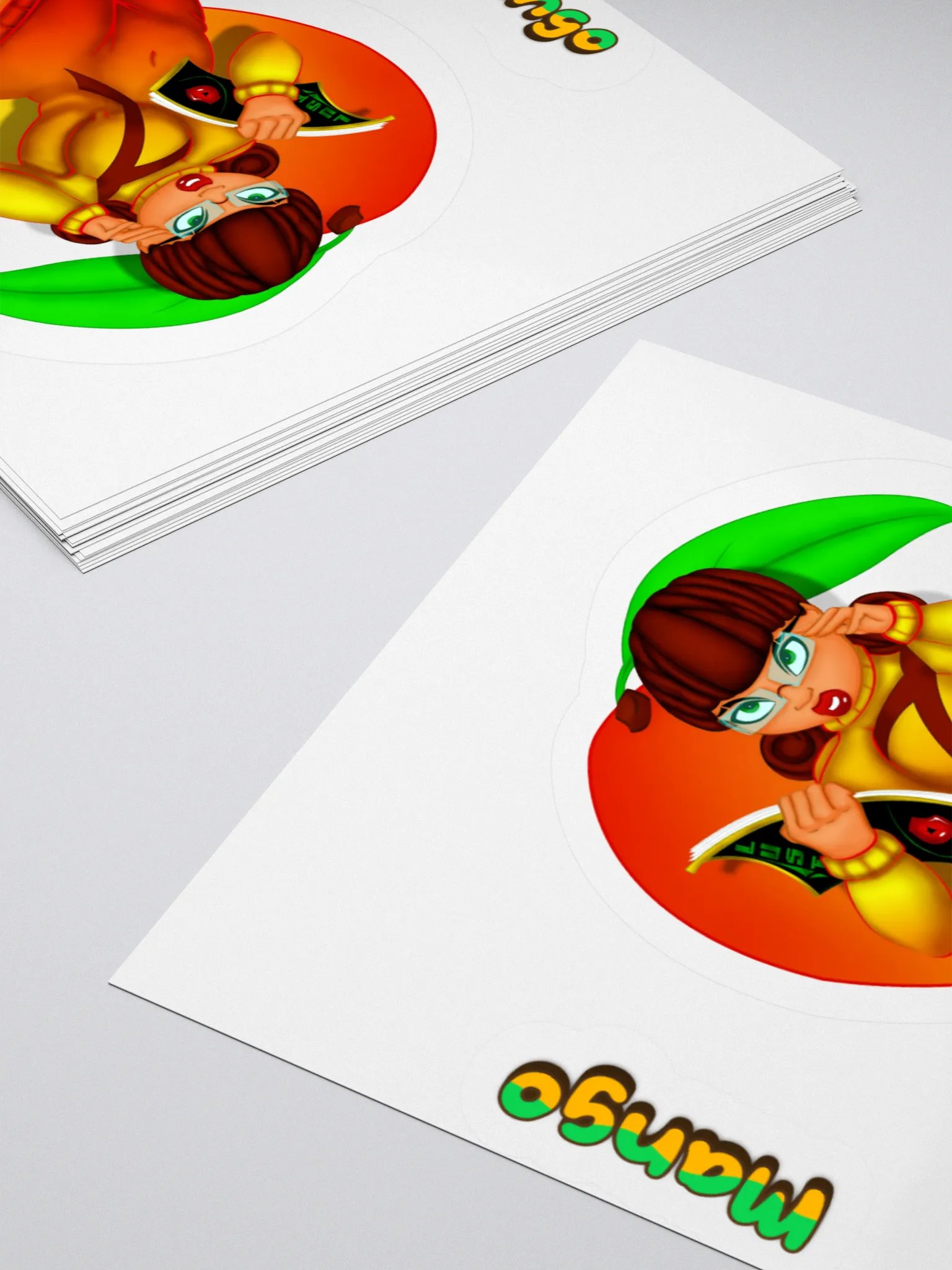Mango Muse Kiss Cut Stickers product image (12)
