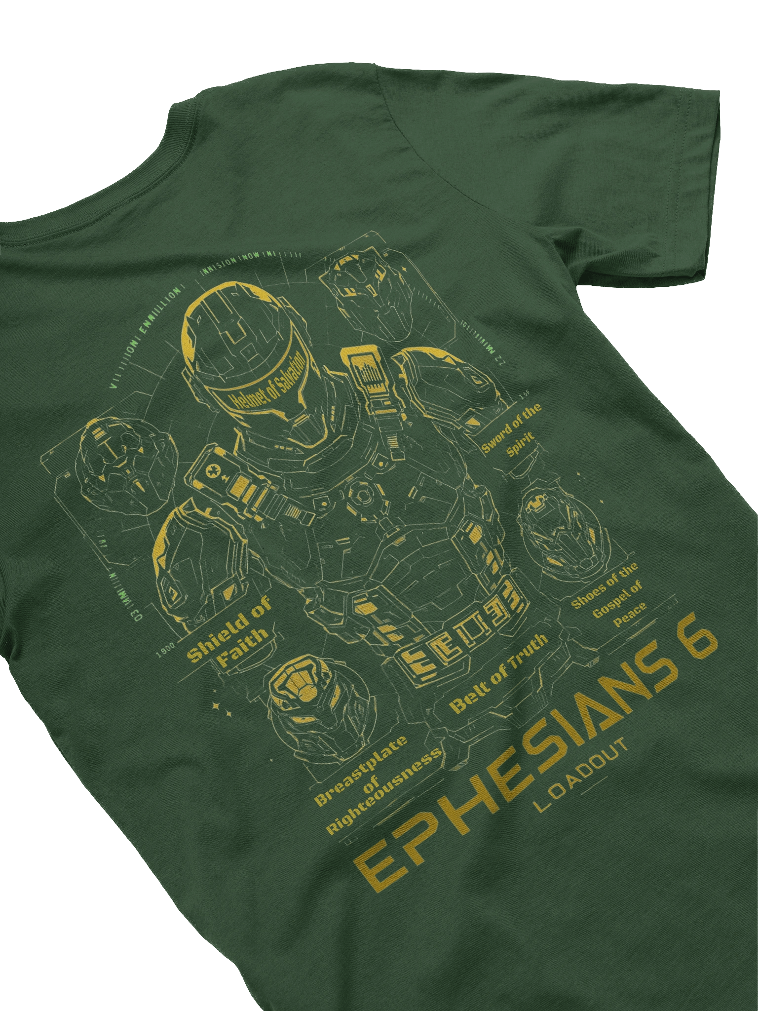 YHWH - “Ephesians 6 Loadout” Slim Fit T Shirt product image (12)