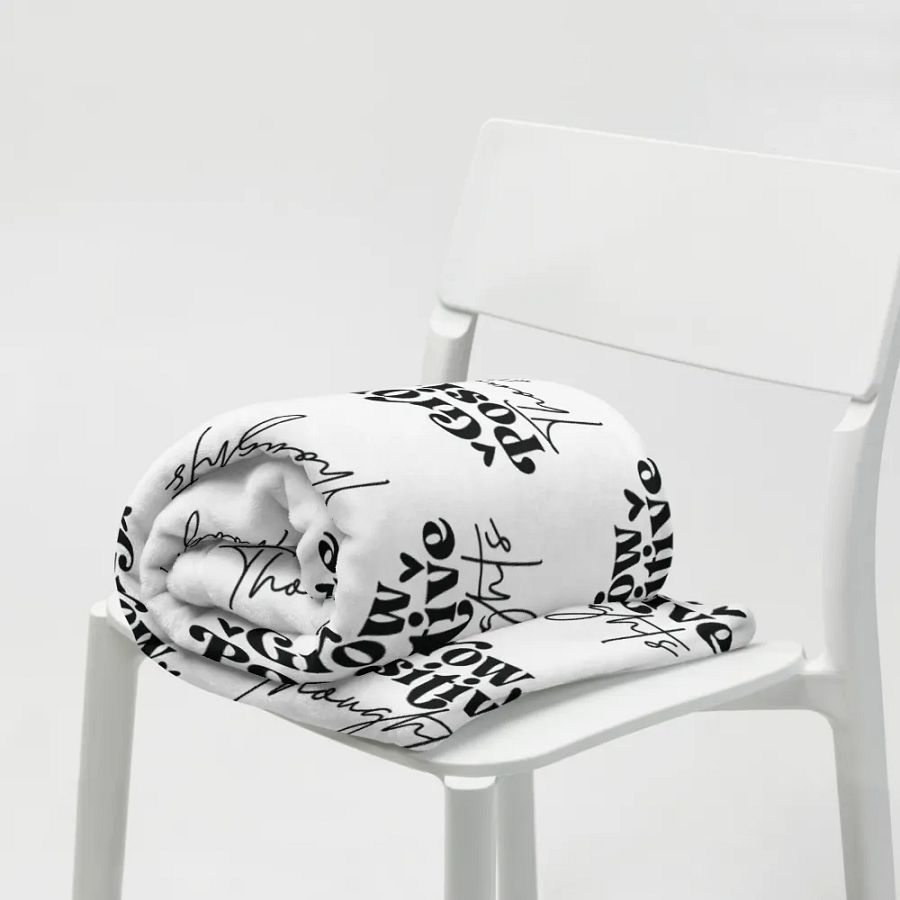 Grow Positive Thoughts Blanket product image (7)