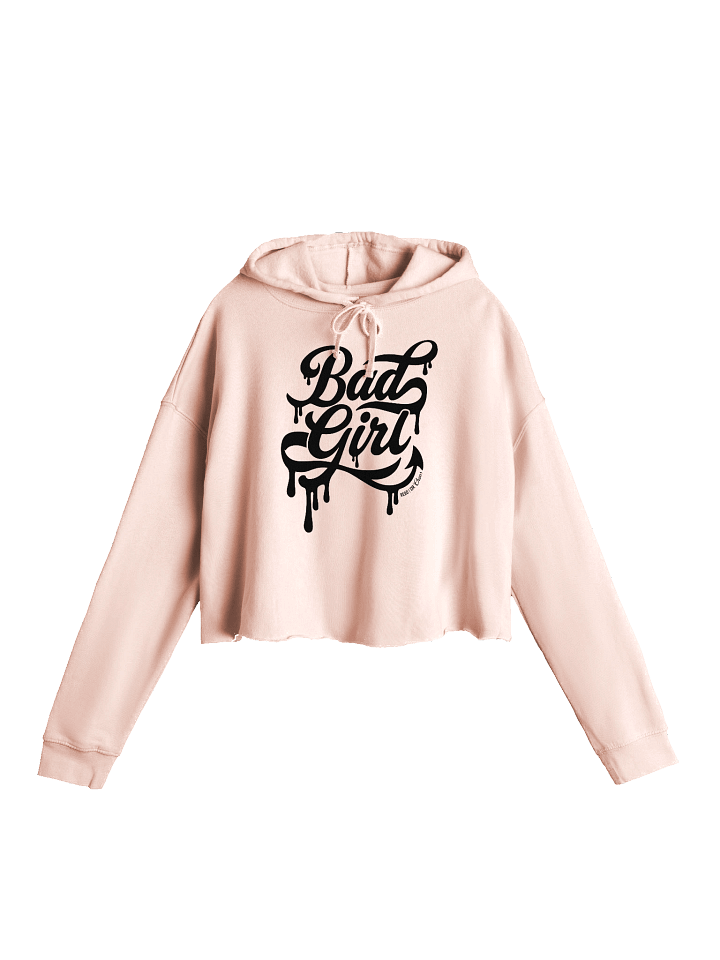 Bad Girl Cropped Hoodie (Black) product image (1)