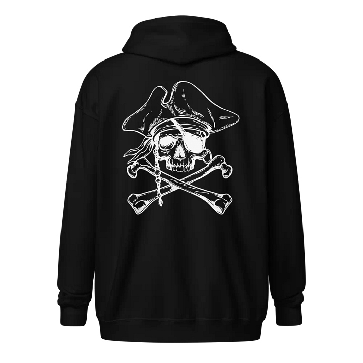 Krewmate Essential Zip Hoodie - Back from the Dead Variant (White Logo) product image (4)