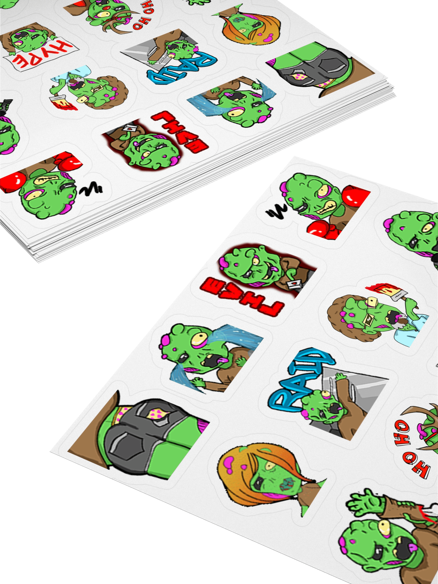 Paul Emote Sticker Sheet product image (4)