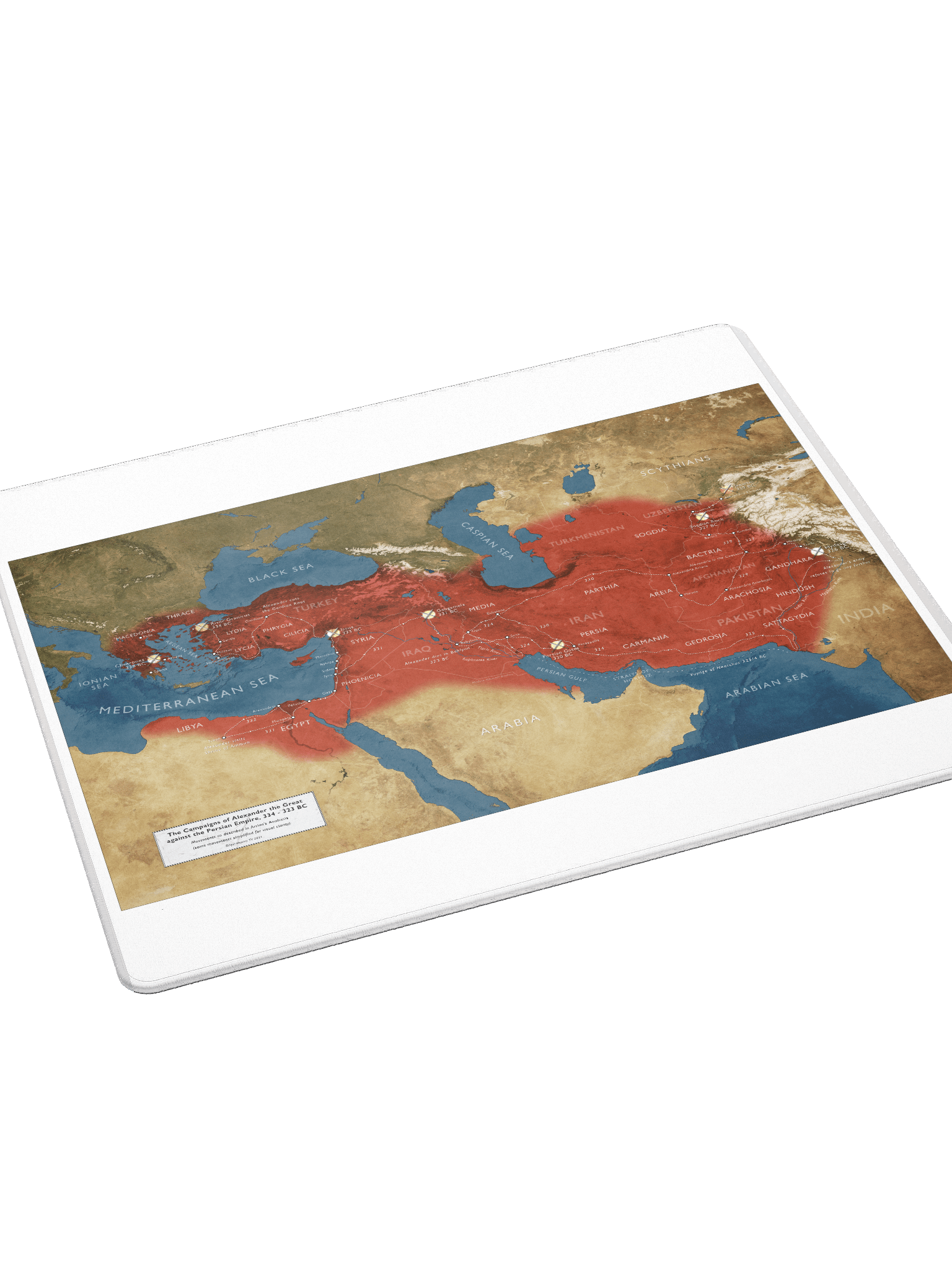 The Campaigns of Alexander - Gaming Mouse Pad product image (4)