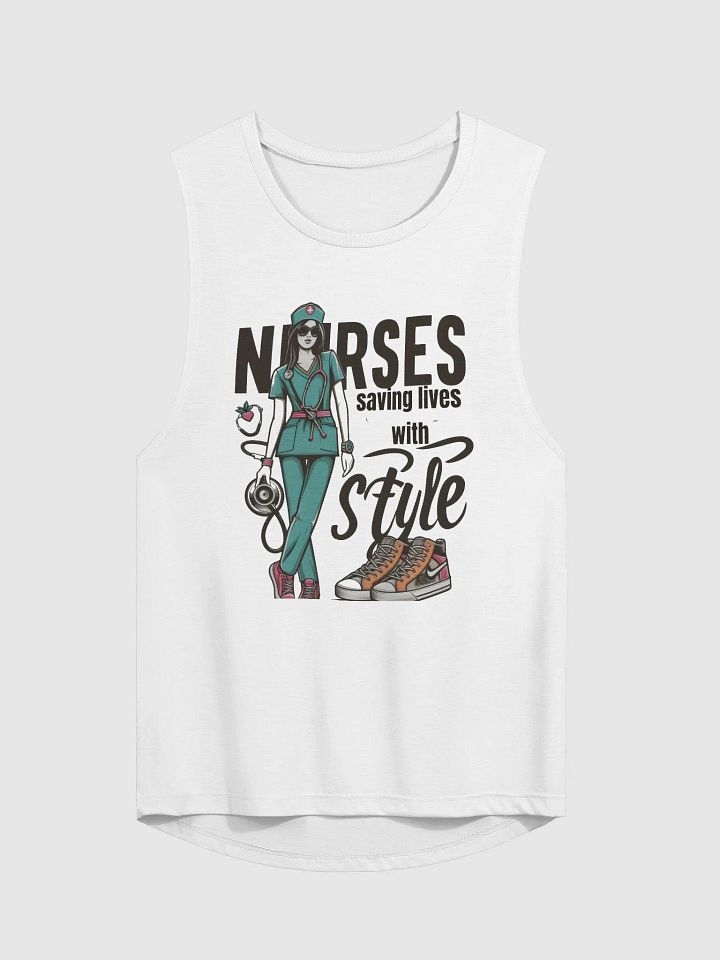 Sassy Nurse Style Muscle Tank product image (4)