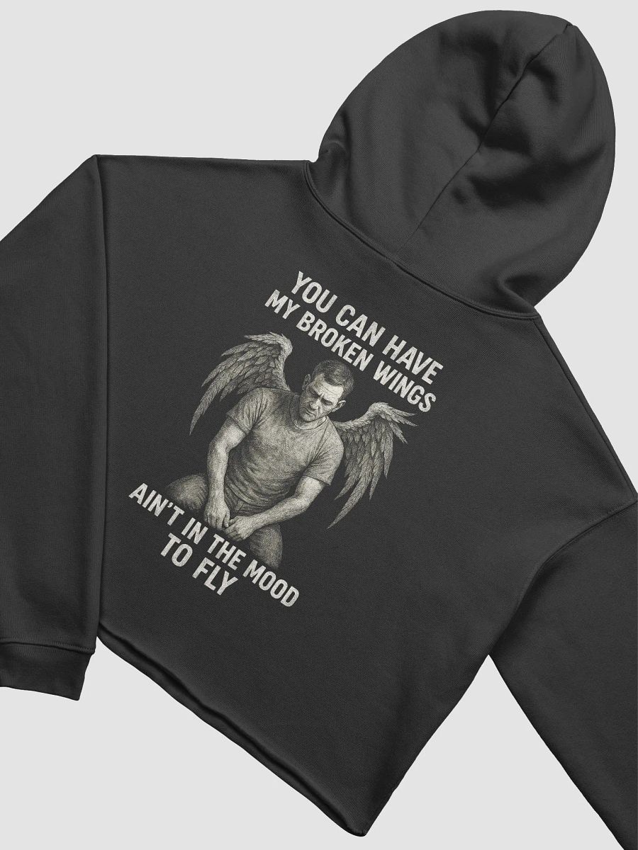 Ain't In The Mood To Fly - Women's Crop Hoodie product image (4)
