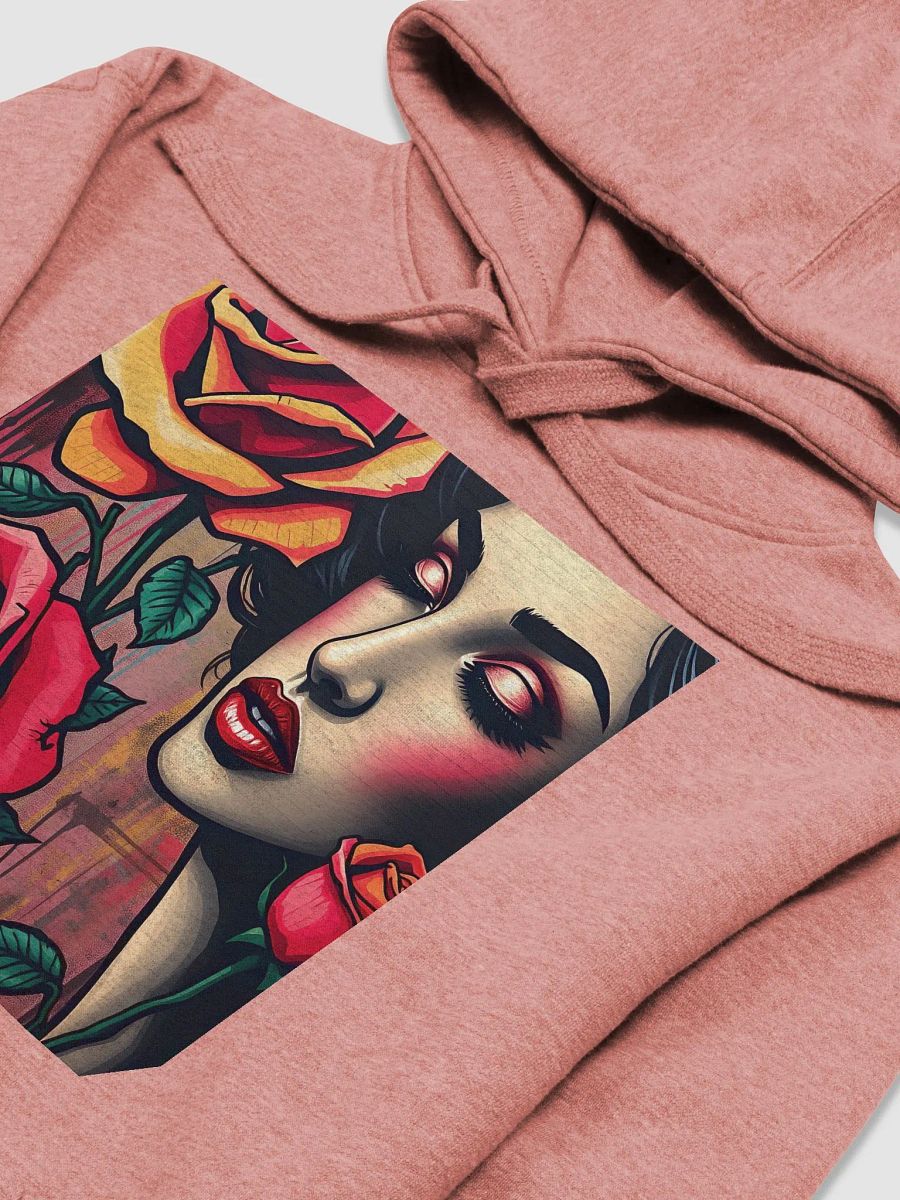 Rose colored glasses, Cozy Cotton Blend Unisex Hoodie product image (3)