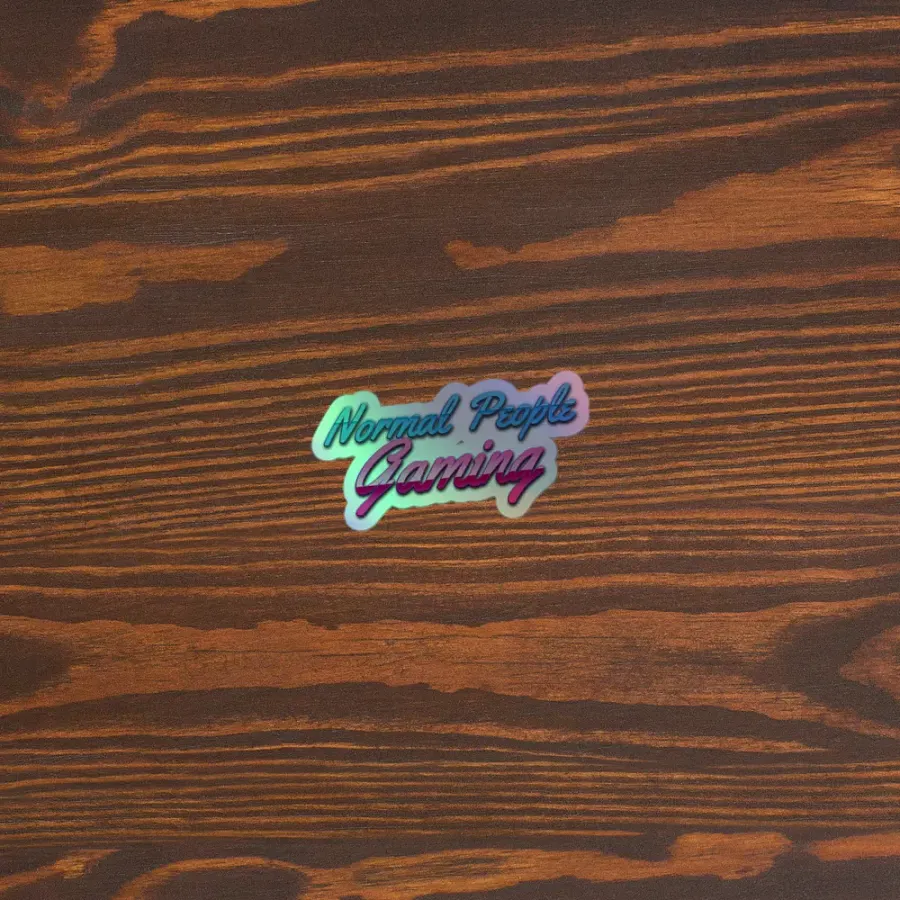 Normal People Gaming Holographic Sticker product image (3)