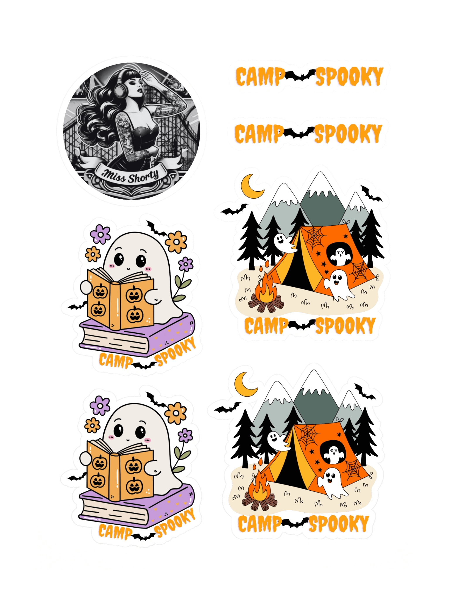 Camp Spooky Sticker Sheet product image (3)